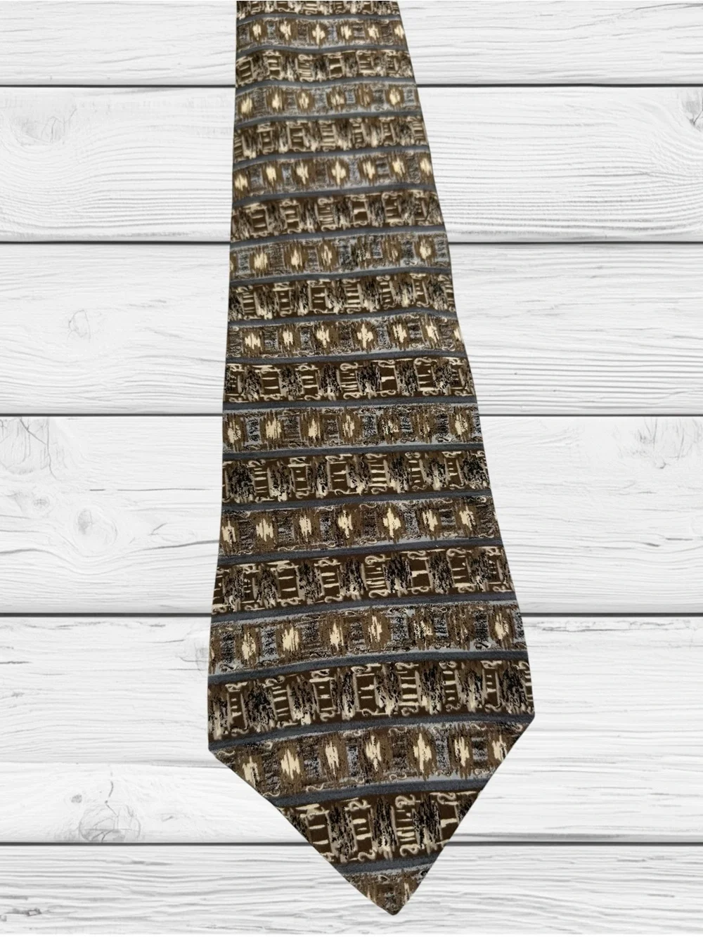 Vintage Zylos George Machado 100% Silk Tie